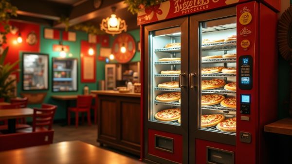 Le distributeur de pizza : une solution surprenante pour 24h de gourmandise